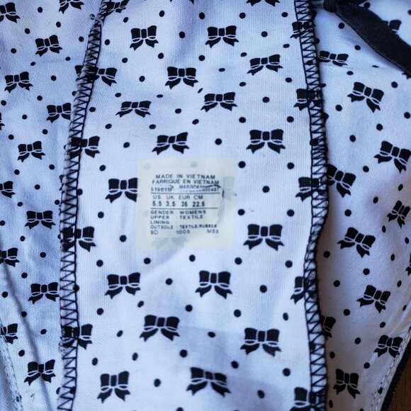 EUC CTAS Converse Knee Hi 519811F Rockabilly Gothic Jet Black (5.5) KICKS - Picture 12 of 12